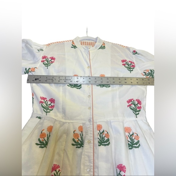 Floral Embroidered Long Sleeve Dress - Picture 4 of 6